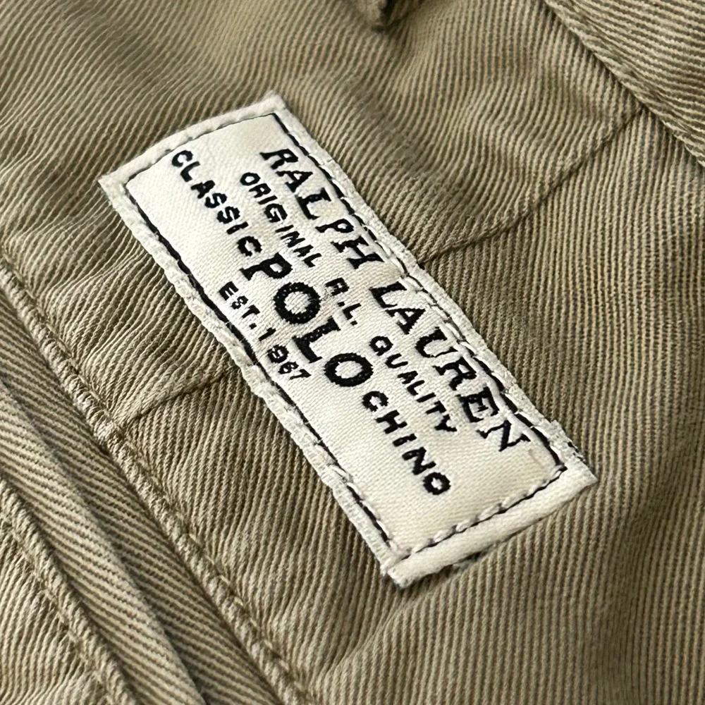 Polo Ralph Lauren Classic Polo Chino Pants 36x36 Fits 36X34 Brown Khaki Straight